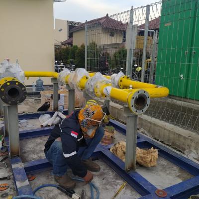 Gas Pipe Installation 